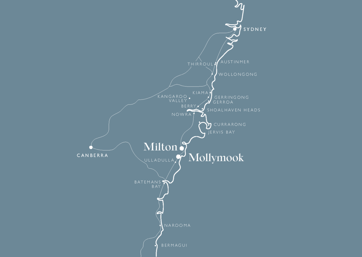 Map of Milton NSW