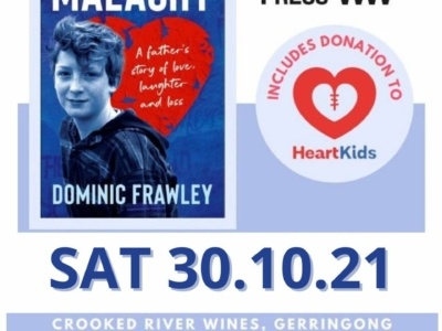 Crooked River Wines -Dominic Frawley’s Book Launch