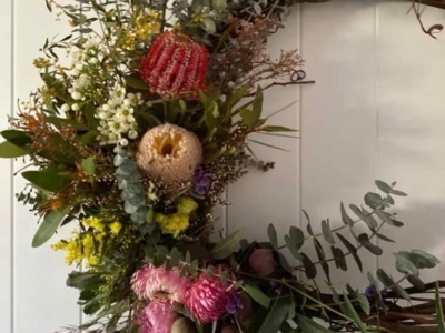 WREATH WORKSHOP at Simpson Cottage