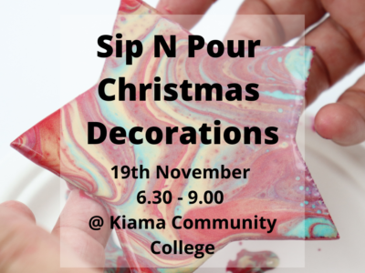 Sip N Pour Christmas Decorations