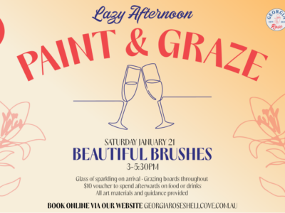 Lazy Afternoon Paint & Graze in Shellcove