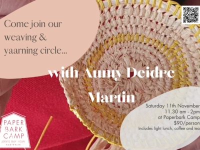 Weaving & Yaarning Circle with Aunty Deidre Martin